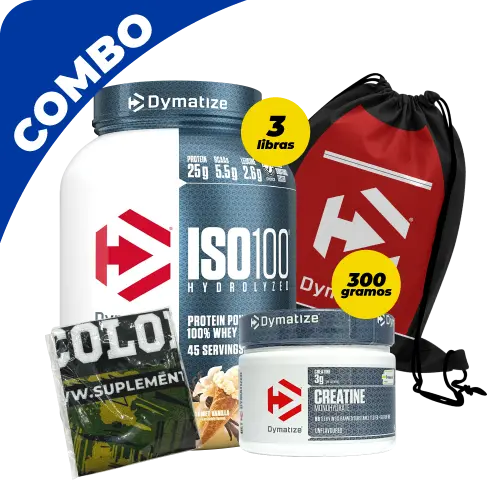 COMBO DYMATIZE ISO 100 3LBS + CREATINA 300G