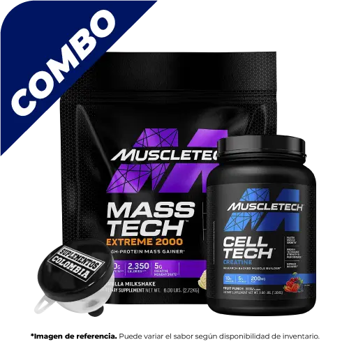 COMBO MASS TECH 6LBS + CELL TECH 3LBS + EMBUDO