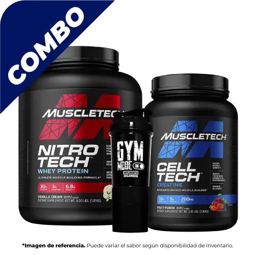 COMBO NITRO TECH 4LBS + CELL TECH 3LBS + SHAKER