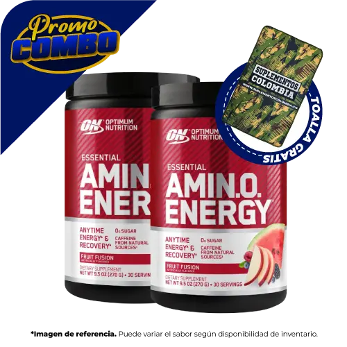 COMBO X2 AMINO ENERGY 30 SERVICIOS + TOALLA GRATIS