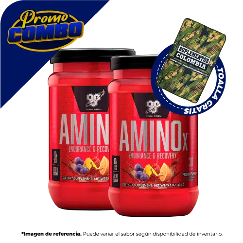 COMBO X2 AMINO X 30 SERVICIOS + TOALLA GRATIS