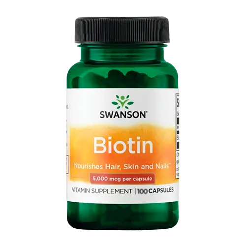 Biotina Swanson 5000 mcg 100 cápsulas