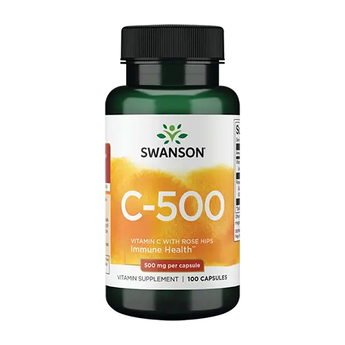 VITAMINA C 500MG SWANSON 100 CÁPSULAS