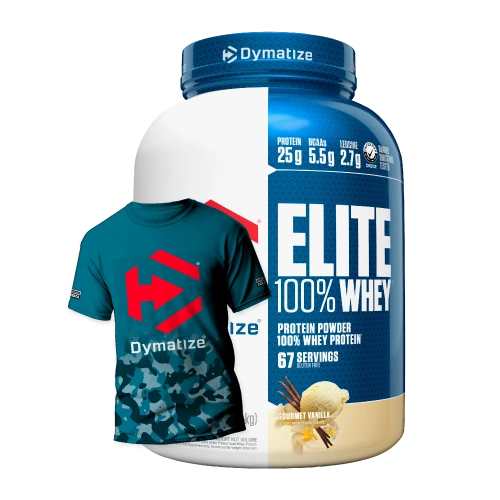 ELITE 100% WHEY 5 LIBRAS + CAMISETA DYMATIZE